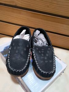 Boys Black Casual Loafers