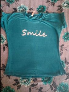 Women's "Smile" Graphic T-Shirt