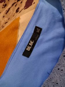 Blue Tiered Top