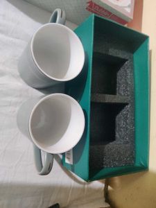 Set of 2 Elegant Mugs/ Gift for friends