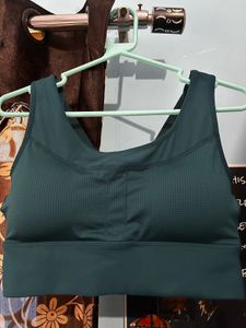 Teal Active Sports Bra