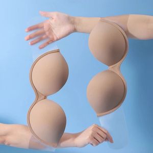 Seamless Padded Strapless backless Bra