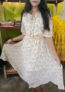 Imported Floral Print Dress