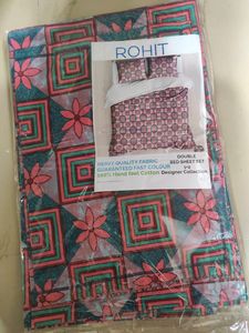Glace Cotton Double Bedsheets