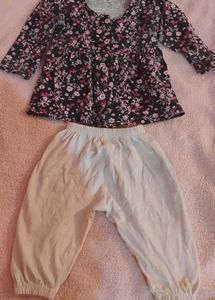 Floral Print Pajama Set