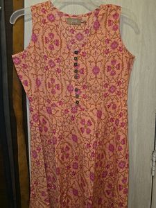 Sleeveless Anarkali Gown