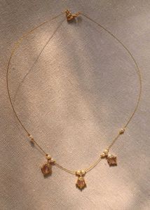 Elegant Pearl and Stone Necklace
