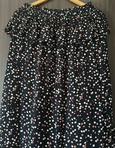 Black Polka Dot Midi Dress