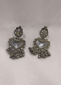 Traditional Oxidized Jhumka Earrings