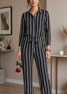 Striped Jumpsuit