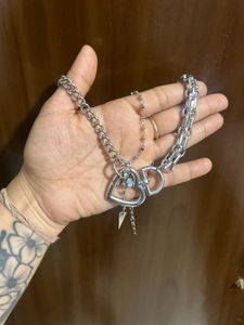 Heart Pendant Chain Necklace