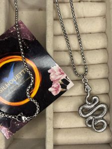 Silver Snake Chain Necklace