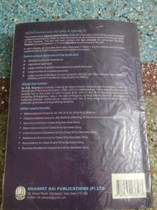 Applied Mathematics Class XI Volume 2