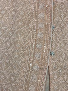 Peach Colour Kurta Pajama