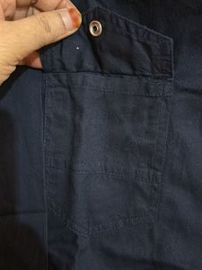 Navy Blue Long Sleeve Shirt