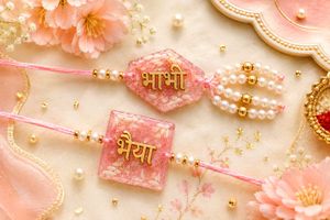 Beautiful Designer Rakhi Set