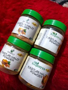 Kasturi Haldi Powder   Face Pack Of 4