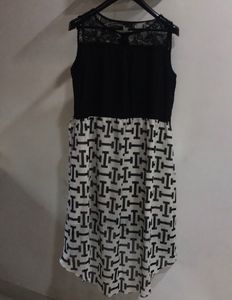Forever21 Layer Abstract Pattern Dress