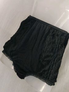 Vintage Black Ruffle Bloomers