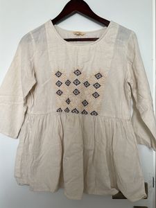 Svrnaa Cream Tunic 42 Chest