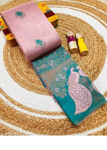 semi kanchi ✨Elegant Peacock Saree