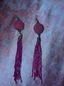 Bohemian Beaded Tassel Earrings