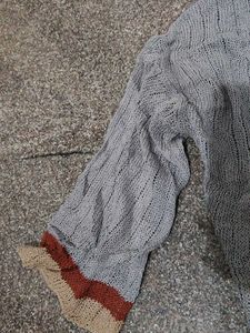 Cozy Striped Knit sweater (crochet)