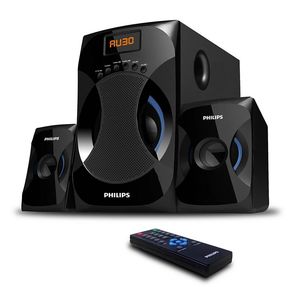 Philips 2.1 Multimedia Speaker System with Remote