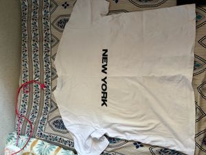 White "New York" Graphic T-Shirt