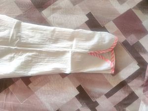 Kipek Off White Cotton Plazo Pant....
