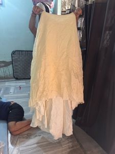 Elegant Cream Layered Dress