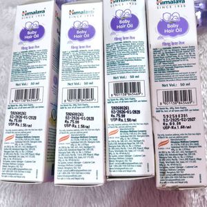 COMBO OF 4 Himalaya Baby Hair Oil with Amla, Sesam