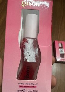 Gisou Honey Infused Lip Oil - Strawberry sorbet
