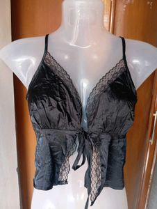 Satin Lace Cami Top