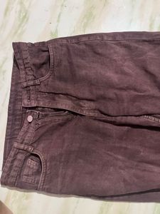 Brown Wide Leg Trousers