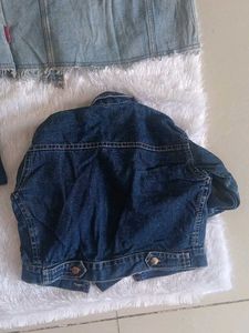 combo of 2 denim jacket and 1 pant