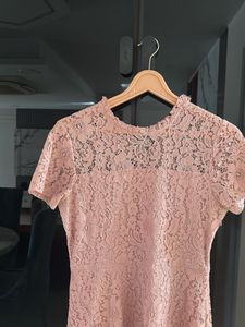 Ginger Elegant Lace Dress, Knee length Bust-34 L