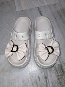 Cute Bow Platform Sandals