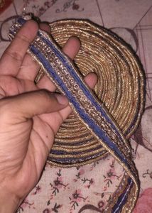Embroidered laces for full saree length