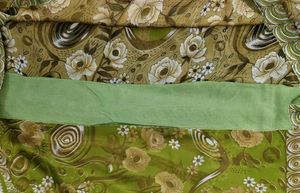 Beautiful Green Floral Saree