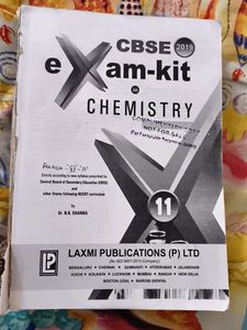 CBSE Exam Kit in Chemistry Class 11