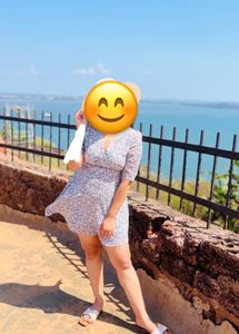 Floral Print Wrap Dress