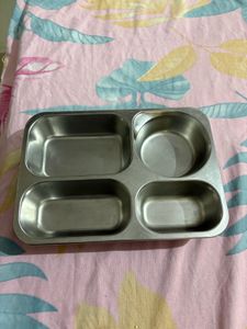 Stainless Steel Divided Serving Tray