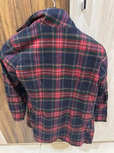 Tartan Double-Breasted Jacket