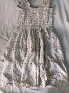 Flowy Floral Print Mini Dress