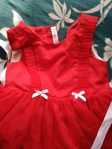 Cute Red Tulle Party Dress