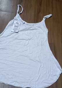 Shein Adjustable Spaghetti Strap Flared Hem Cami T