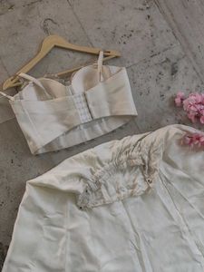Elegant White Dress 🤍