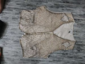 Sequin Embellished Party Vest