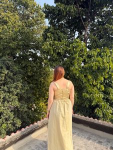 Elegant Gold Ethnic Co-ord Set